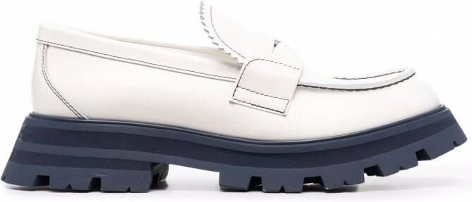 Alexander McQueen Wander chunky loafers Wit