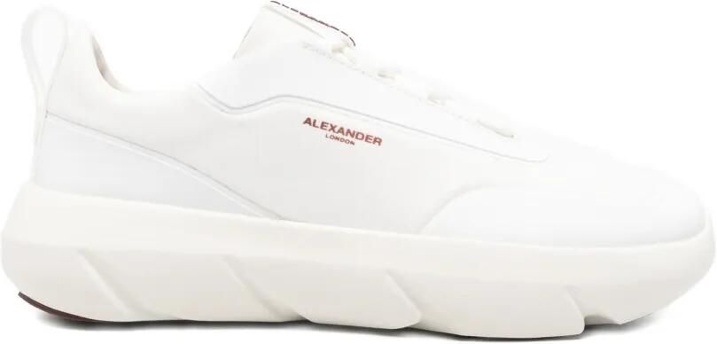 Alexander Smith Eclipse leren sneakers met vlakken Wit