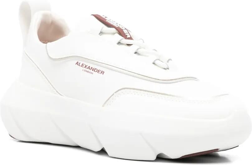 Alexander Smith Eclipse leren sneakers Wit - Foto 3