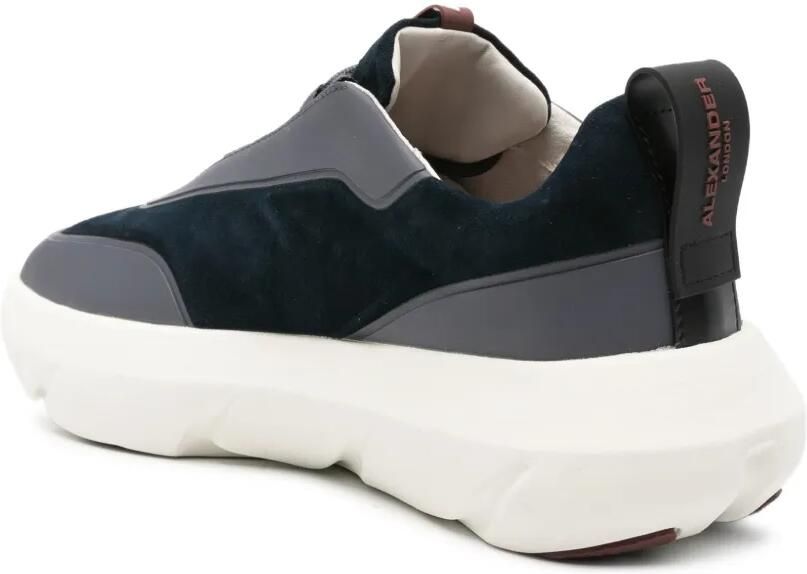 Alexander Smith Eclipse sneakers met vlakken en logoprint Blauw - Foto 2