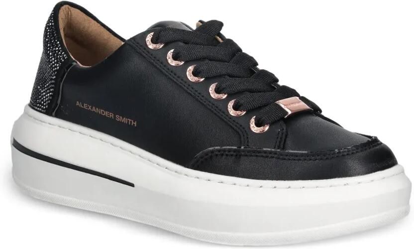 Alexander Smith Lancaster sneakers met applicatie Zwart - Foto 2