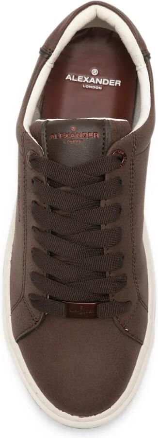 Alexander Smith leather sneakers Bruin - Foto 4