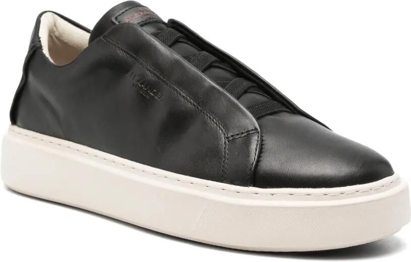 Alexander Smith Leren sneakers met logo-reliëf Zwart - Foto 2