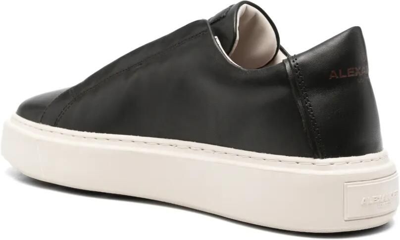Alexander Smith Leren sneakers met logo-reliëf Zwart - Foto 3