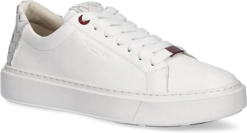 Alexander Smith London leren sneakers met geweven detail Wit - Foto 3