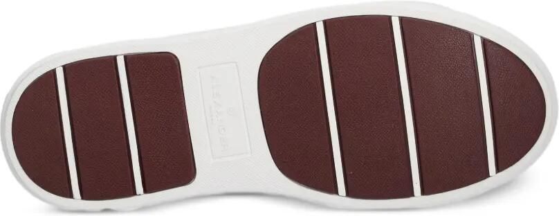 Alexander Smith London leren sneakers met geweven detail Wit - Foto 5