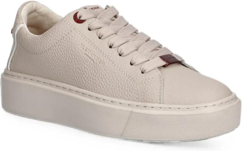 Alexander Smith London leren sneakers met plateauzool Beige - Foto 2