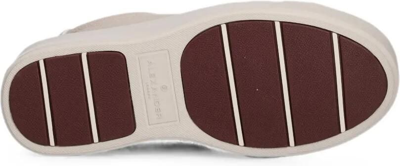 Alexander Smith London leren sneakers met plateauzool Beige - Foto 5