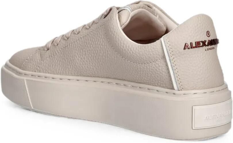 Alexander Smith London leren sneakers met plateauzool Beige - Foto 3