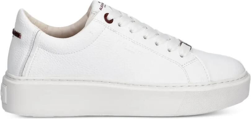 Alexander Smith London sneakers van bewerkt leer met plateauzool Wit