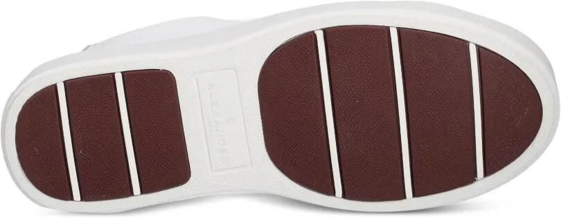 Alexander Smith London sneakers van bewerkt leer met plateauzool Wit - Foto 5