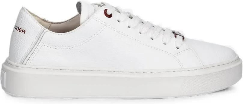 Alexander Smith London sneakers van bewerkt leer Wit
