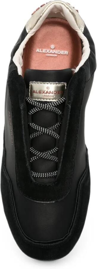 Alexander Smith River leren sneakers met vlakken Zwart - Foto 4