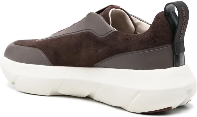 Alexander Smith Sneakers met suède vlakken Bruin - Foto 3