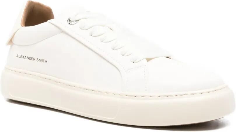 Alexander Smith Soho leren sneakers Wit