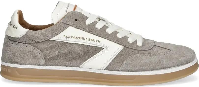 Alexander Smith Thames leren sneakers Grijs
