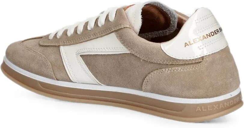 Alexander Smith Thames sneakers met logoprint en vlakken Beige - Foto 3