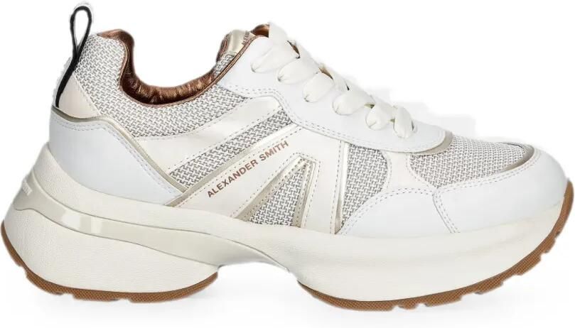 Alexander Smith Victoria sneakers met chunky zool en vlakken Wit