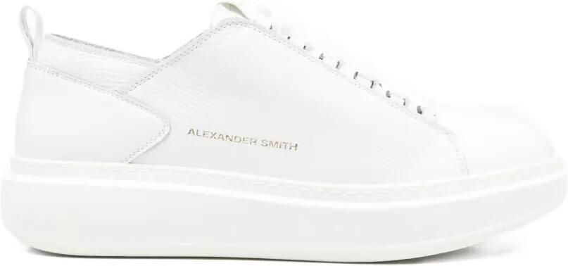 Alexander Smith Wembley leren sneakers Wit