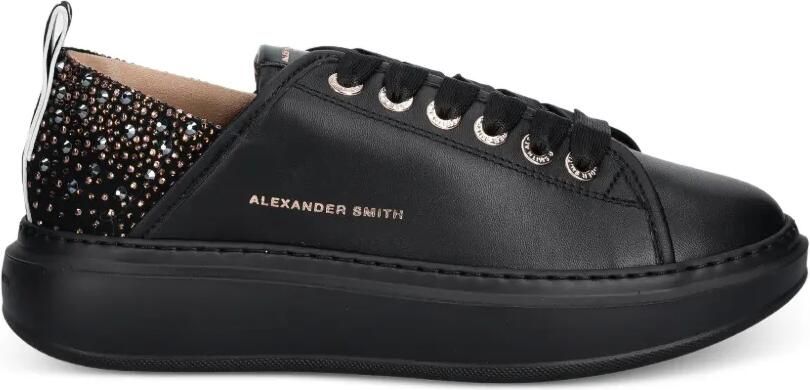 Alexander Smith Wembley verfraaide sneakers Zwart