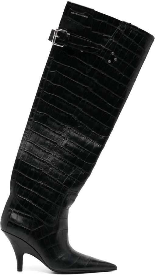 Alexander Wang 100 mm Diablo laarzen Zwart