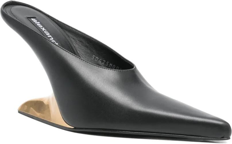 Alexander Wang 105 mm Boomerang muiltjes Zwart - Foto 2
