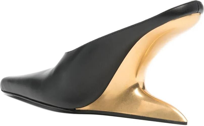 Alexander Wang 105 mm Boomerang muiltjes Zwart - Foto 3