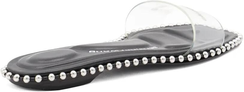 Alexander Wang Ballerina's met doorzichtig bandje en kralen Zwart
