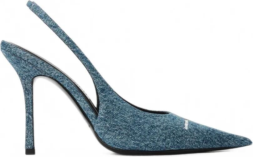 Alexander Wang Buffy 105 mm slingback pumps Blauw