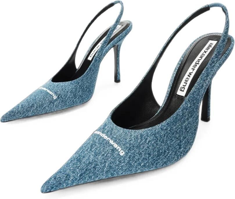 Alexander Wang Buffy 105 mm slingback pumps Blauw - Foto 3