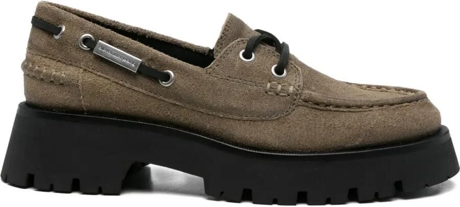 Alexander Wang Carson bootschoenen met plateauzool Groen