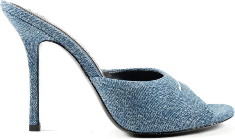 Alexander Wang Cher denim muiltjes Blauw