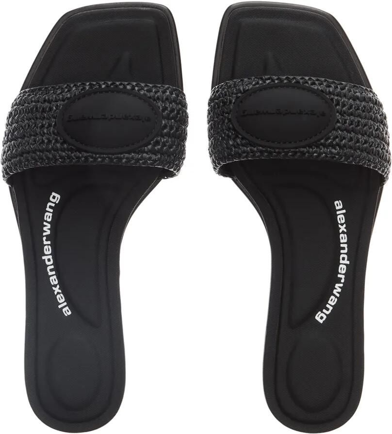 Alexander Wang Geweven slippers Zwart - Foto 2
