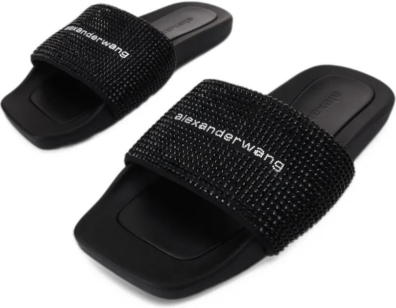 Alexander Wang Hotfix Pool sandals Zwart - Foto 3