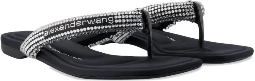 Alexander Wang Jenna platte sandalen met bandjes Zilver - Foto 2