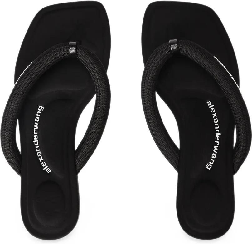 Alexander Wang Jenna platte sandalen met bandjes Zwart