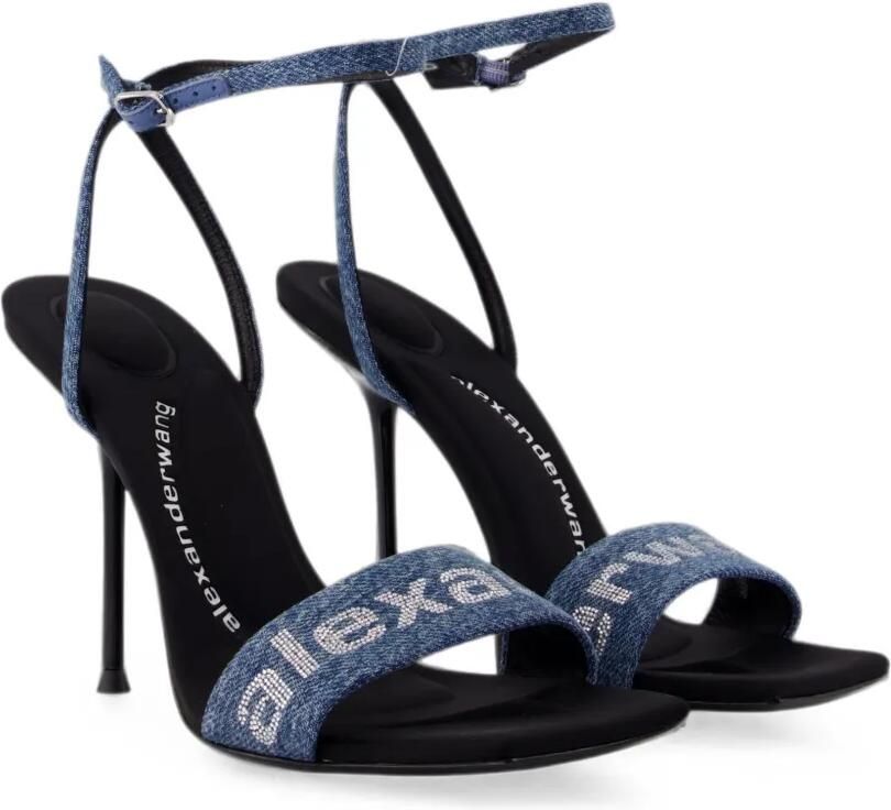 Alexander Wang Julie Billboard sandalen verfraaid met kristallen Blauw - Foto 2