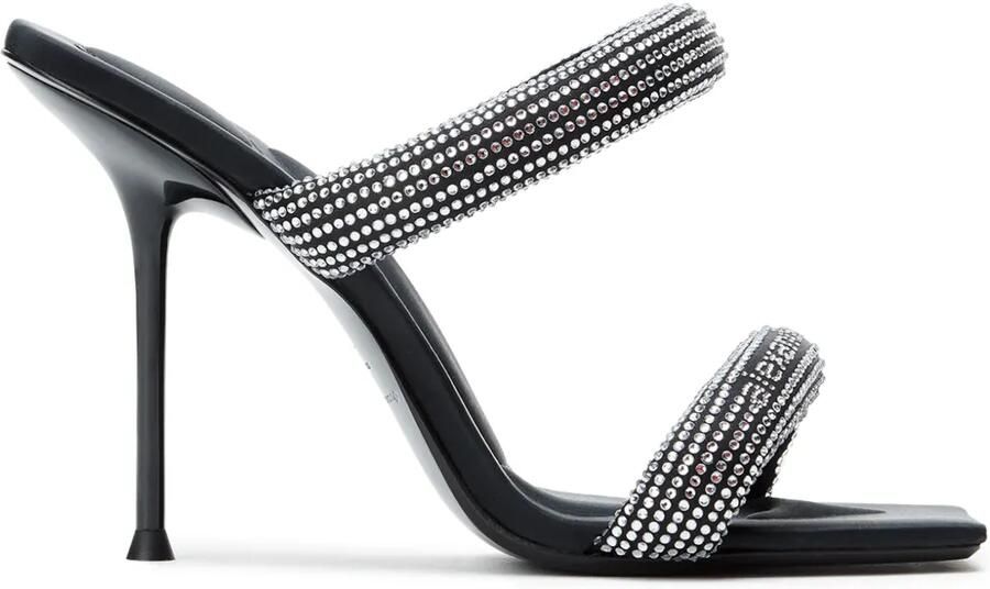 Alexander Wang Julie buisvormige sandalen met kristallen Zwart