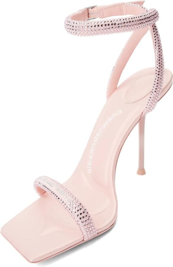 Alexander Wang Julie sandalen met enkelbandje en kristallen Roze - Foto 2