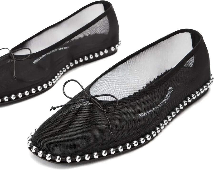 Alexander Wang Lina ballerina's met ketting en bal Zwart - Foto 3