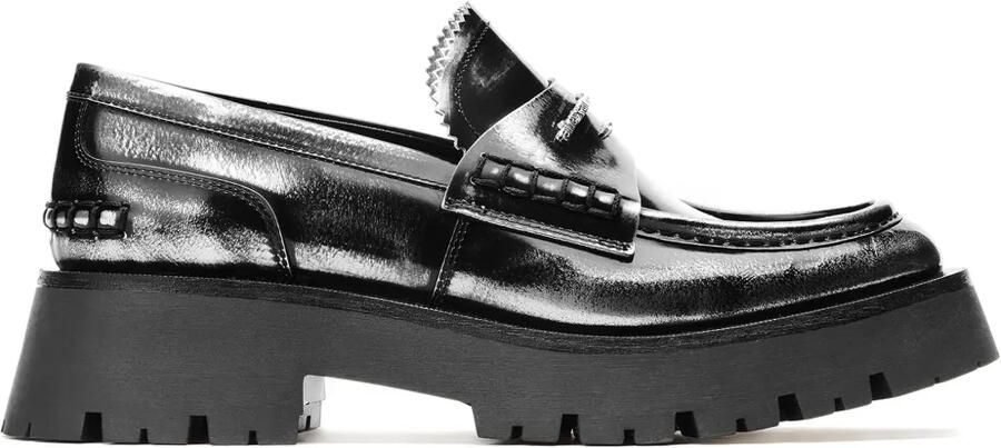 Alexander Wang Loafers met logoplakkaat en zool Zwart - Foto 5