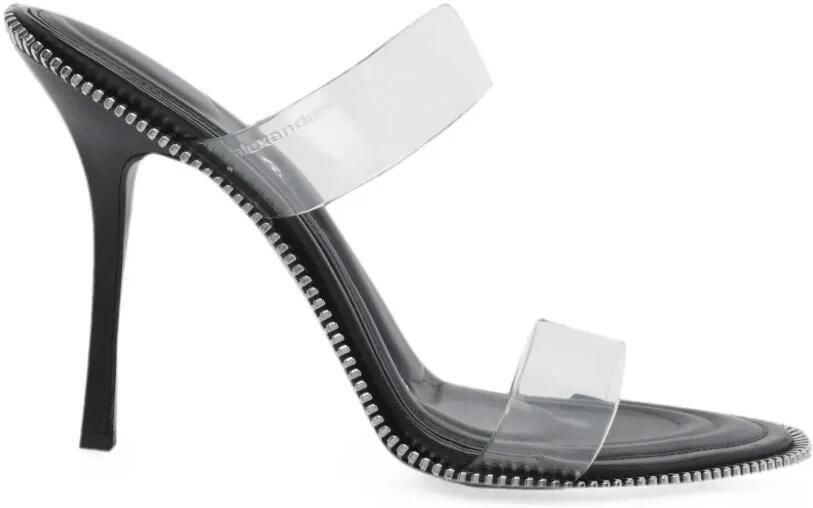 Alexander Wang Nova doorzichtige sandalen Zwart