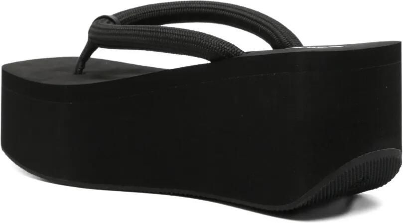 Alexander Wang Sandalen met plateauzool en logoprint Zwart - Foto 2