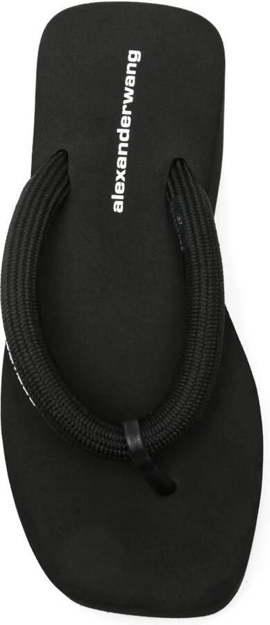Alexander Wang Sandalen met plateauzool en logoprint Zwart - Foto 3