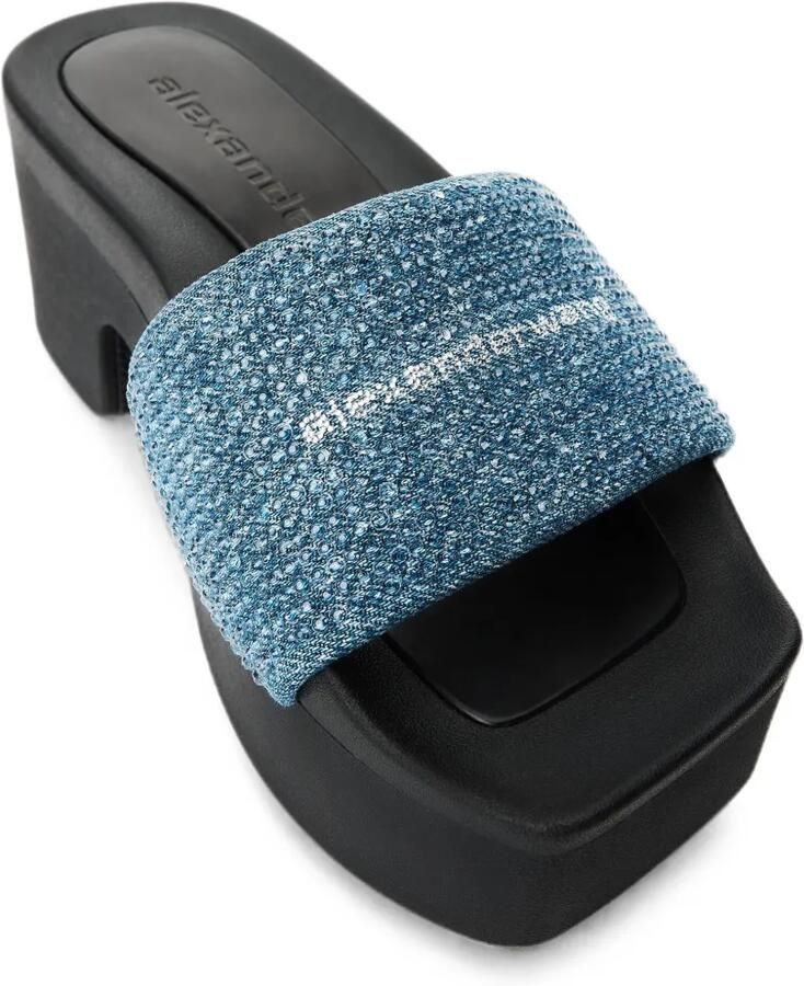 Alexander Wang Sandalen verfraaid met kristal Blauw - Foto 3