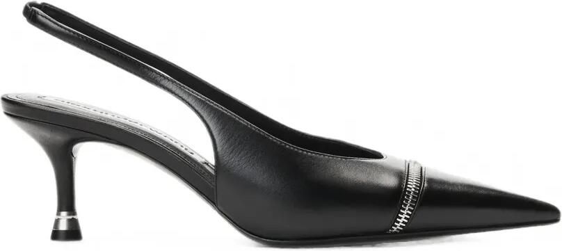 Alexander Wang Slingback pumps met rits Zwart