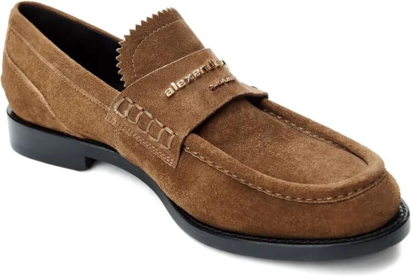 Alexander Wang Suède loafers Bruin - Foto 4