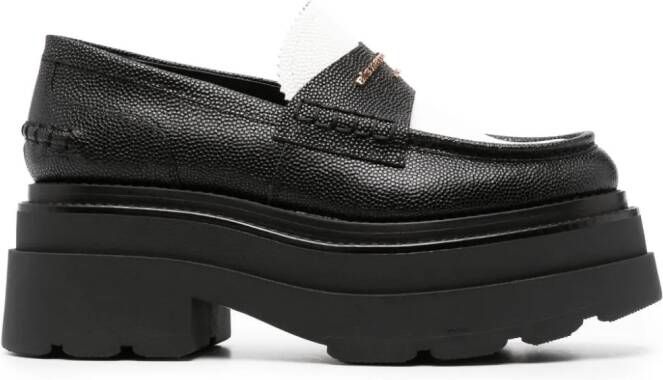 Alexander Wang Carter loafers met plateauzool Zwart