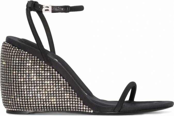 Alexander Wang Dahlia sandalen verfraaid met kristallen Zwart