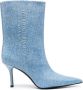 Alexander Wang Delphine denim laarzen Blauw - Thumbnail 1